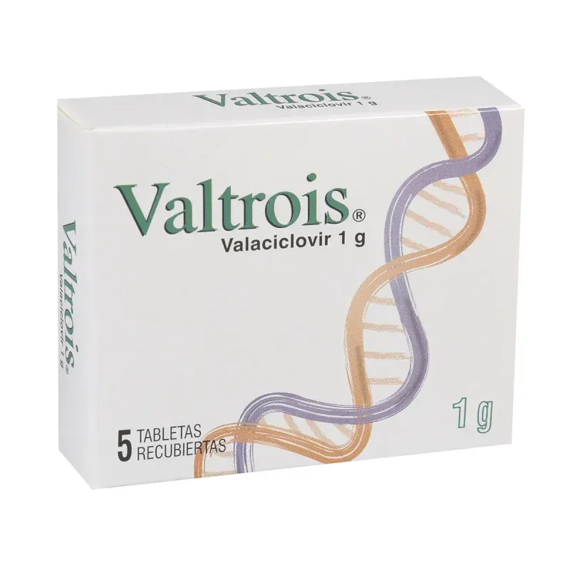 Valtrois 1 Gramo Caja 5 Tabletas Recubiertas