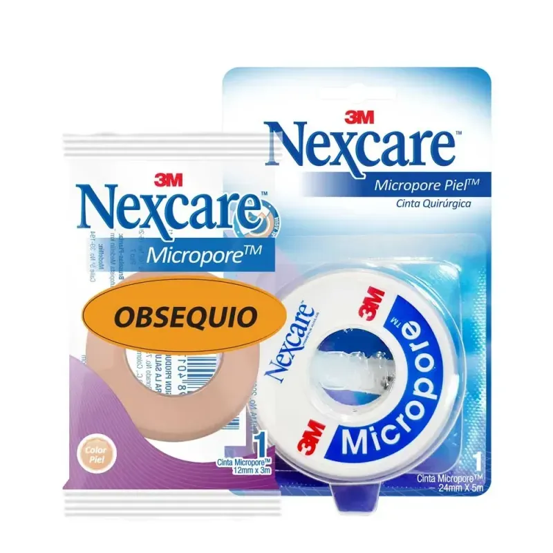 Micropore Nexcare 24x5 + Gratis Micropore 12x3