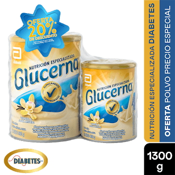 Glucerna Vainilla 900 Gr + 400 Gr Nutricional