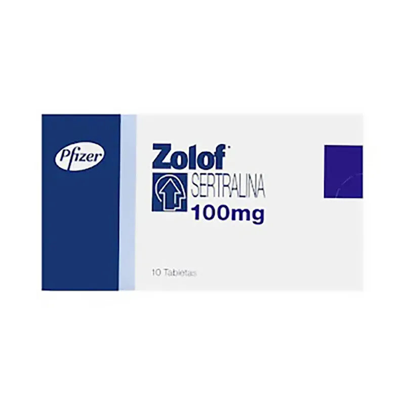 Zolof Sertralina 100 Mg Tabletas 10 Unidades