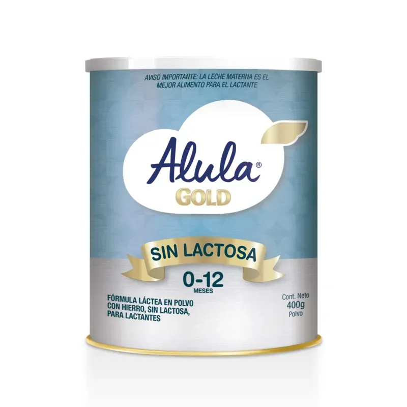 Alula Gold Sin Lactosa Fórmula Infantil 400 Gr
