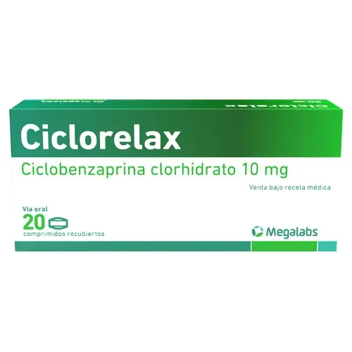 Ciclorelax 10 Mg Compuesto Caja 20 Tabletas