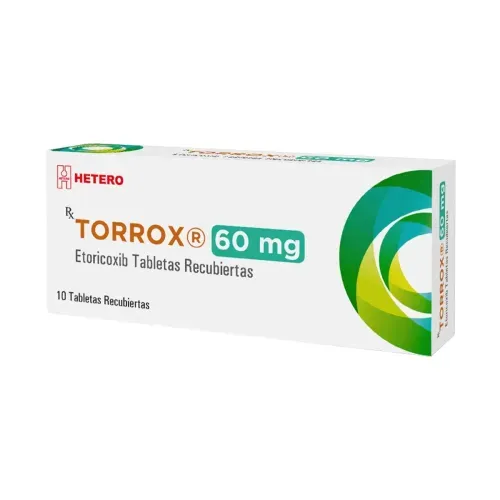 Torrox 60 Mg Caja 10 Tabletas