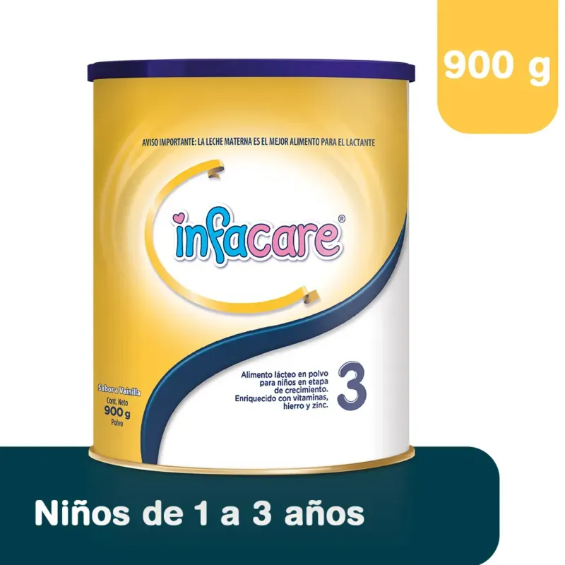 Fórmula Láctea Infacare 3 Lata 900 Gr