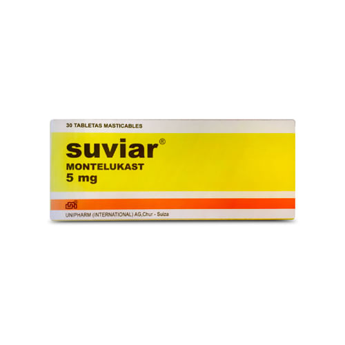 Suviar 5 Mg Tableta Masticable Caja 30 Und