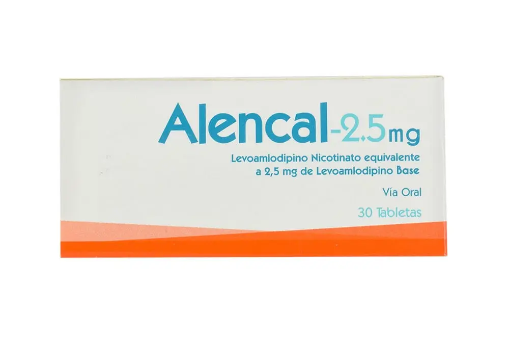 Alencal (Amlodipino) 2.5 Mg Caja 30 Tabletas | Axalotiene