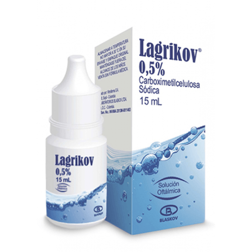 Lagrikov Carboximetilcelulosa Sódica 0,5% Gotas Solución Oftálmica Frasco X 15 Ml Blaskov