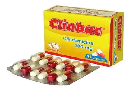 Clinbac Clindamicina Cápsulas 300 Mg Caja X 24 Unidades Labquifar