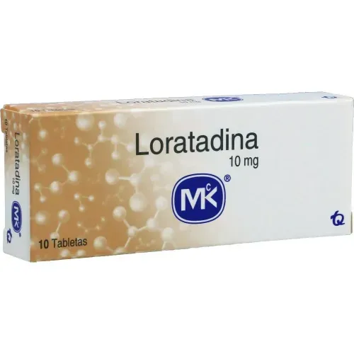 Loratadina Mk 10 Mg Caja X 10 Tabletas Tecnoquímicas