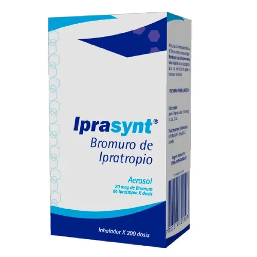Iprasynt Bromuro De Ipratropio 20Mcg Frasco X 200 Dosis Inhalador Aerosol Bcn Medical
