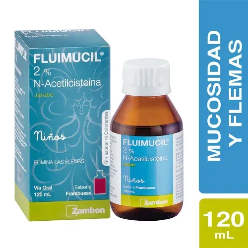 Fluimucil 2% Jrabe Frasco X 120 Ml Zambon