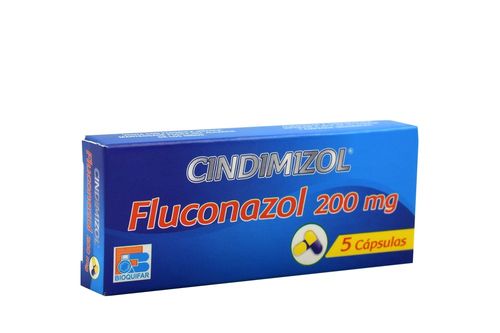 Cindimizol Fluconazol 200 Mg Caja X 5 Cápsulas Bioquifar