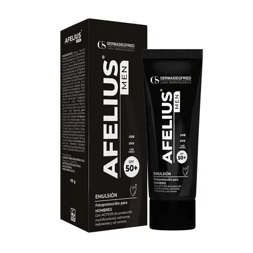 Protector Solar Afelius Men Emulsión Fps50 Tubo X 60G