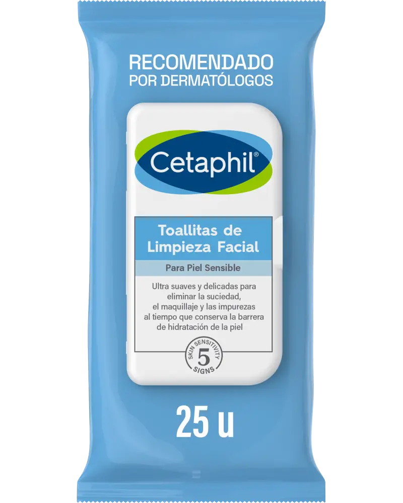 Toallas Limpieza Cetaphil Sensible 25 Unid