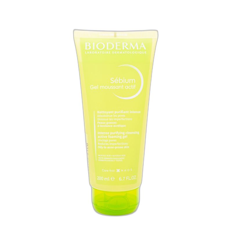 Sebium Moussant Actif Gel Limpiador 200 Ml
