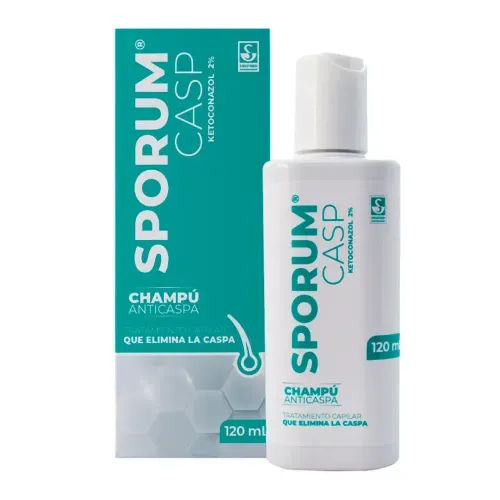 Shampoo Anticaspa Ketoconazol 2% Sporun Frasco X 120ml