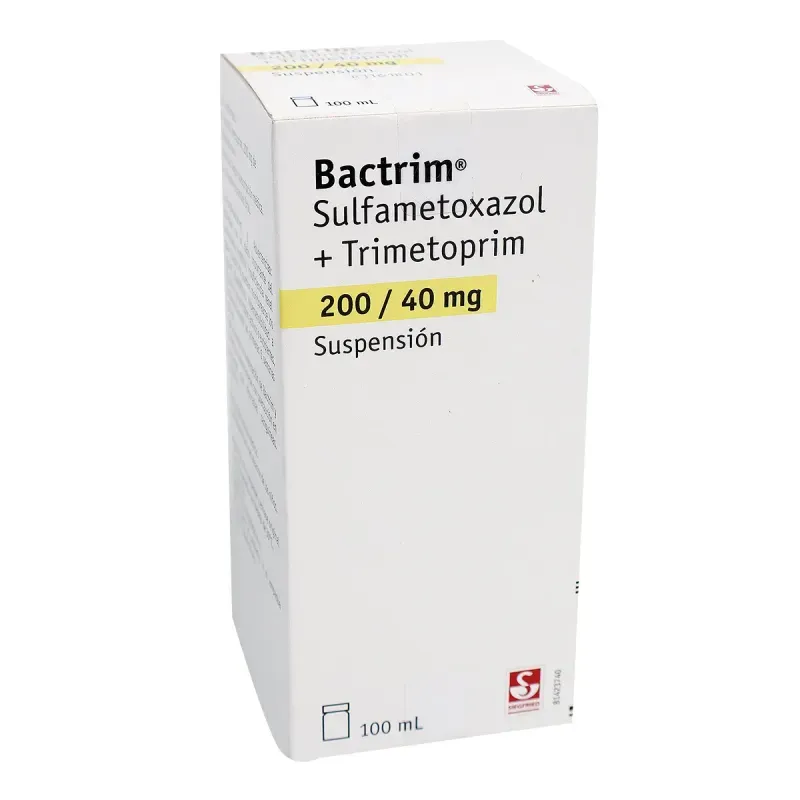 Bactrim suspensión 200/40 mg frasco 100 ml