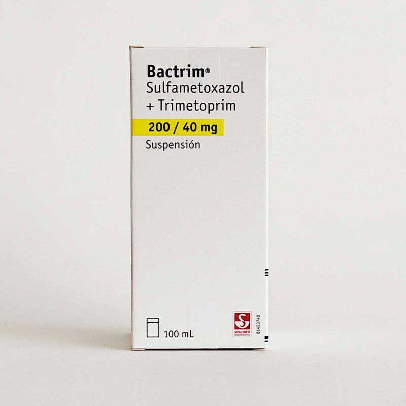 Bactrim suspensión 200/40 mg frasco 100 ml
