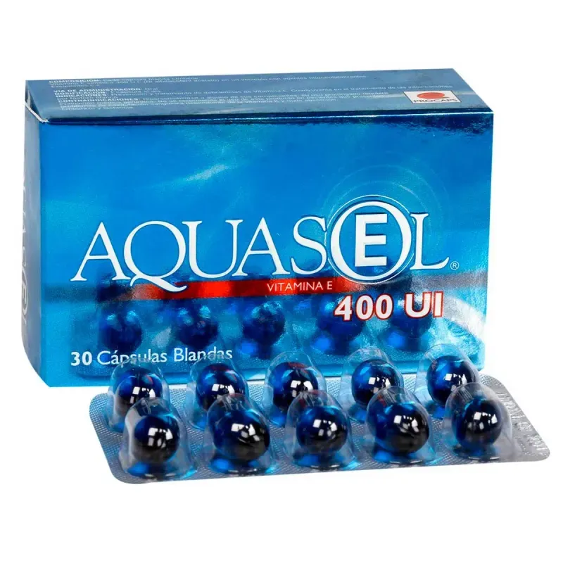Aquasol E 400 UI 30 Cápsulas Vitamínicas