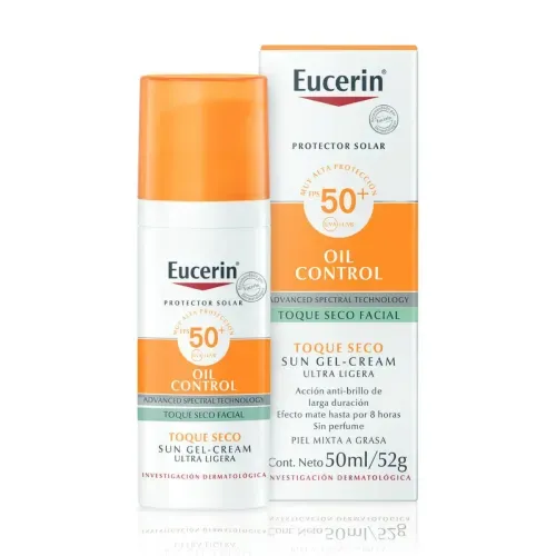 Eucerin Sun Face Oil Control Frasco X 50 Ml Bdf