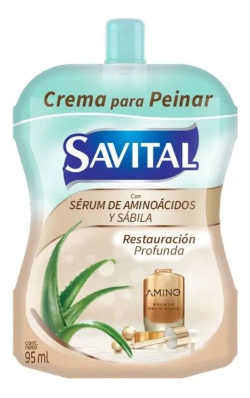 Crema Para Peinar Savital Aminoácidos X 95Ml Unilever