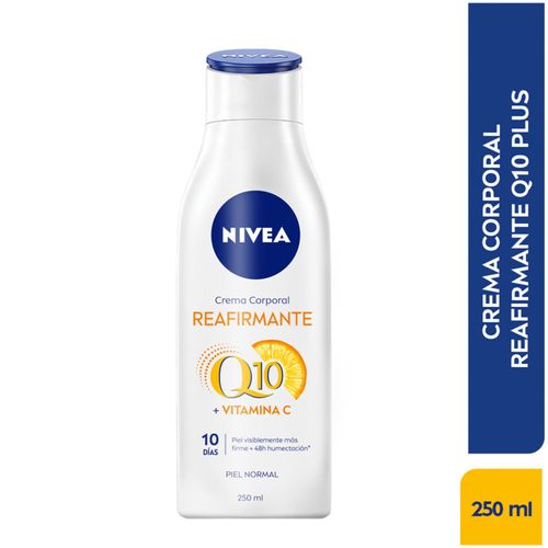 Crema Nivea Body Q10 Reafirmante Piel Normal Frasco X 250 Ml Bdf