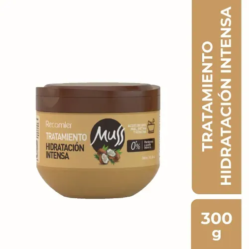 Tratamiento Capilar Muss Hidratación Intensa Frasco X 300 Gr Recamier