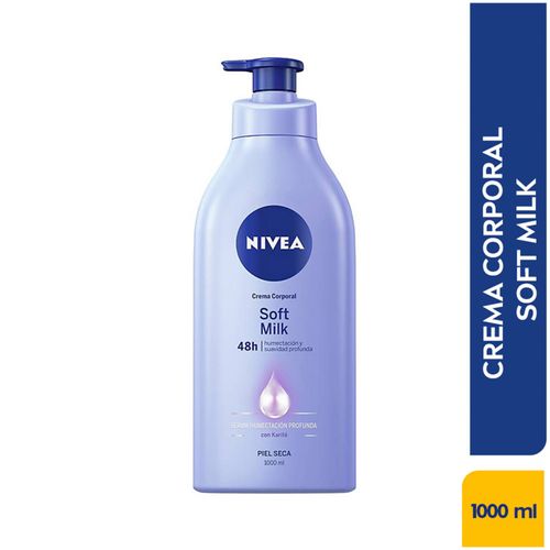 Crema Nivea Body Soft Seca Frasco X 1000 Ml Bdf