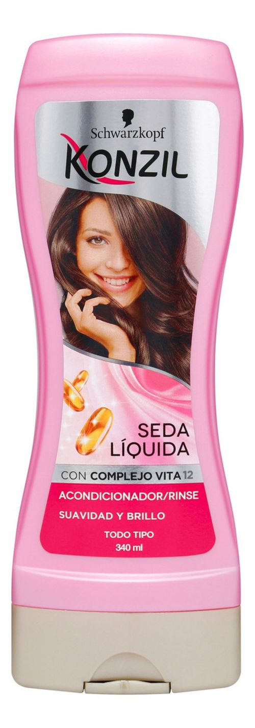 Acondicionador Konzil Seda Líquida Vita12 Frasco X 340 Ml Henkel