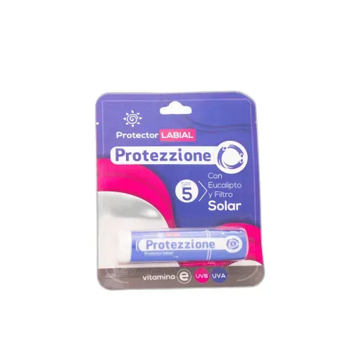 Protector Labial medicado Protezzione Tubo X 5 Gr