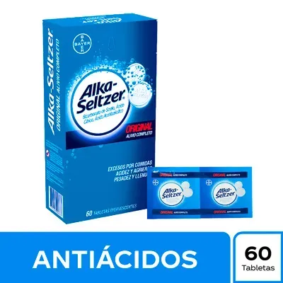 Alka Seltzer Caja X 60 Tabletas Bayer
