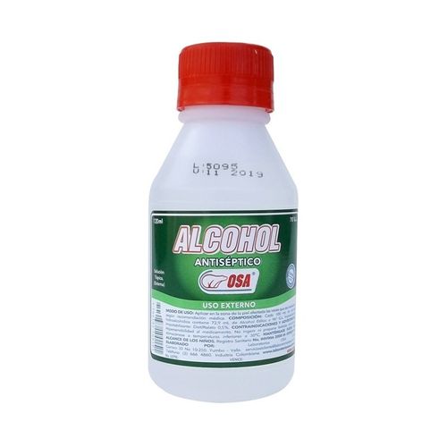 Alcohol Antiséptico Frasco X 120 Ml Osa
