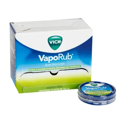 Vick Vaporub Caja X 12 Latas 12 Gr Procter