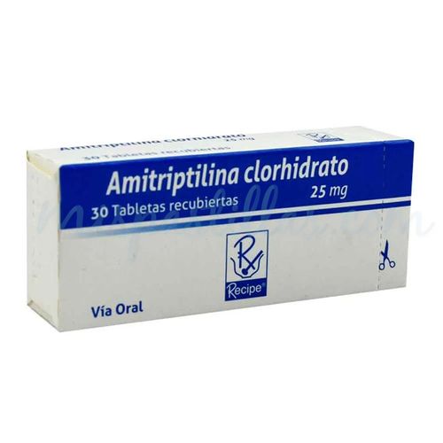 Amitriptilina 25 Mg Caja X 30 Tabletas Recipe