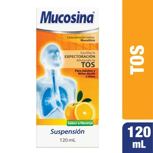 Mucosina Carboximetil Cisteina Frasco X 120 Ml Suspensión Oral Gsk