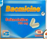 Bacmicine Sultamicilina 750 Mg Caja X 10 Tabletas Bioquifar