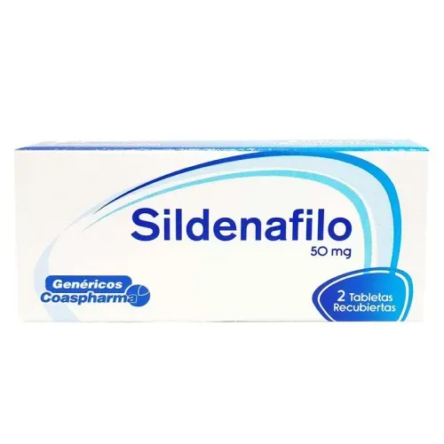 Sildenafilo 50 Mg Caja X 2 Tabletas Coaspharma