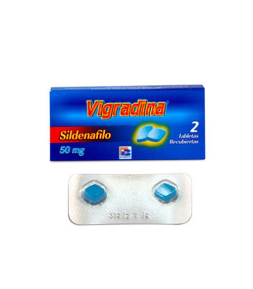 Vigradina Sildenafil 50 Mg Caja X 2 Tabletas Bioquifar