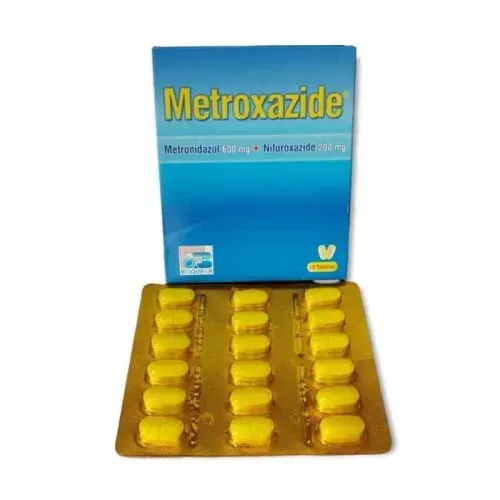 Metroxazide Metronidazol 600 Mg Nifuroxazide 200 Mg Caja X 18 Tabletas Bioquifar