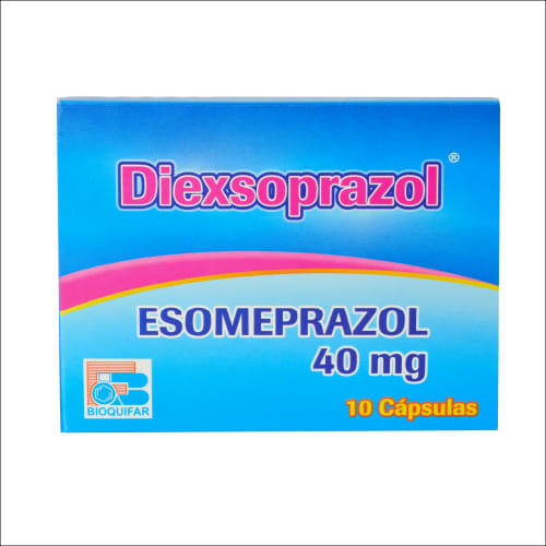 Diexsoprazol Esomeprazol Magnesico 40 Mg Caja X 10 Cápsulas Bioquifar