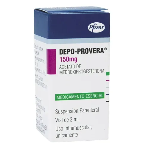 Depo Provera Inyectable 150 Ml 3 Caja X 1 Ampollas Suspensión Pfizer