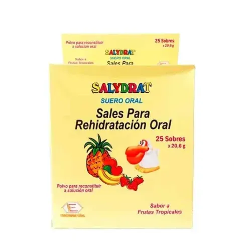 Salydrat Suero Oral Sales De Rehitratación Frutos Tropicales Caja X 25 Tabletas Labquifar