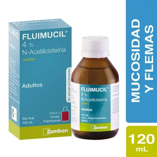 Fluimucil Jarabe Frasco X 120 Ml Zambon