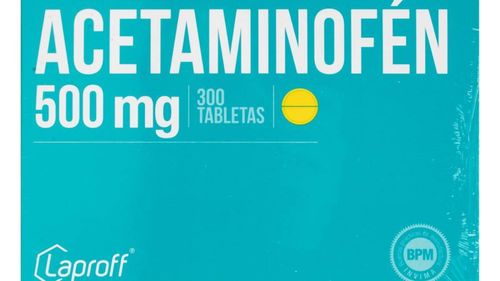 Acetaminofén 500 Mg Caja X 300 Tabletas Laproff