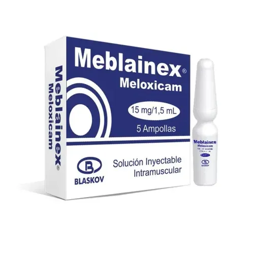 Meblainex Meloxicam 15 Mg/1.5 Ml Caja X 5 Ampollas Solución Inyectable Blaskov