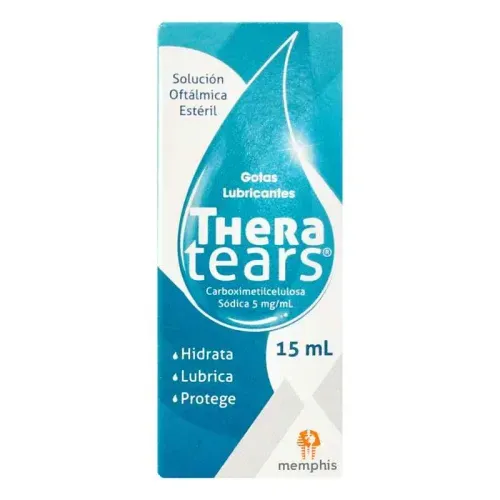 Thera Tears Carboximetilcelulosa 5 Mg Caja X Frasco X 15 Ml Solución Oftálmicas Memphis