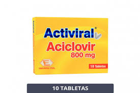 Activiral Aciclovir 800 Mg Caja X 10 Tabletas Labquifar