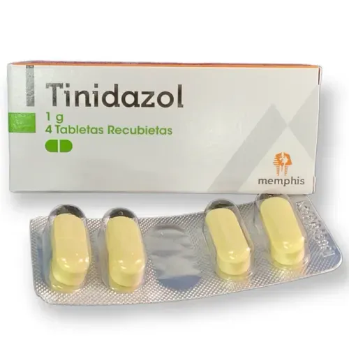 Tinidazol 1 G Caja X 4 Tabletas Memphis