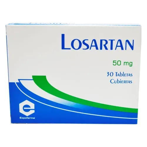Losartan 50 Mg Caja X 30 Tabletas Expofarma