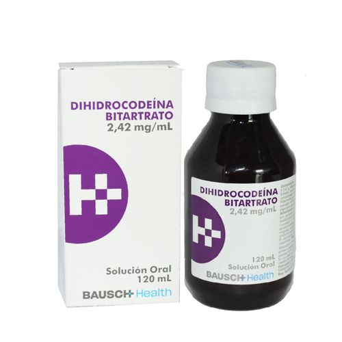 Dihidrocodeina 2.42 Mg/Ml Frasco X 120 Ml Solución Humax